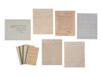 [WESTERN AMERICANA -- CIVIL WAR -- LINCOLN]. Papers of Captain Joseph Claypoole Clark, 4th US Light Artillery, Battery E, WIA Antietam, including frontier and Civil War correspondence, photography, and appointment signed by Lincoln as President.