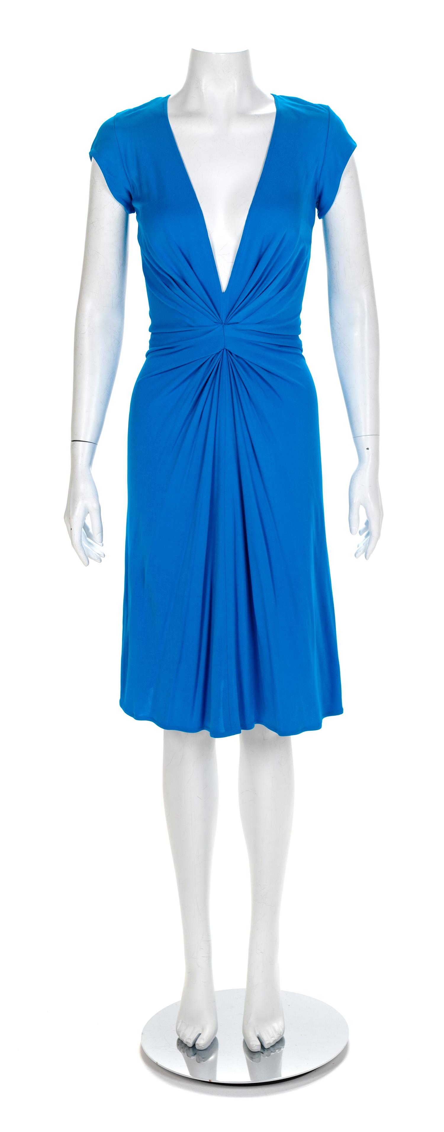 Issa Turquoise Blue Jersey Dress, 2000s