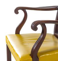 A Set of Ten Chippendale Style Mahogany Dining Chairs