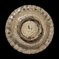A Chinese Ge -Type Glazed Porcelain Floriform Dish