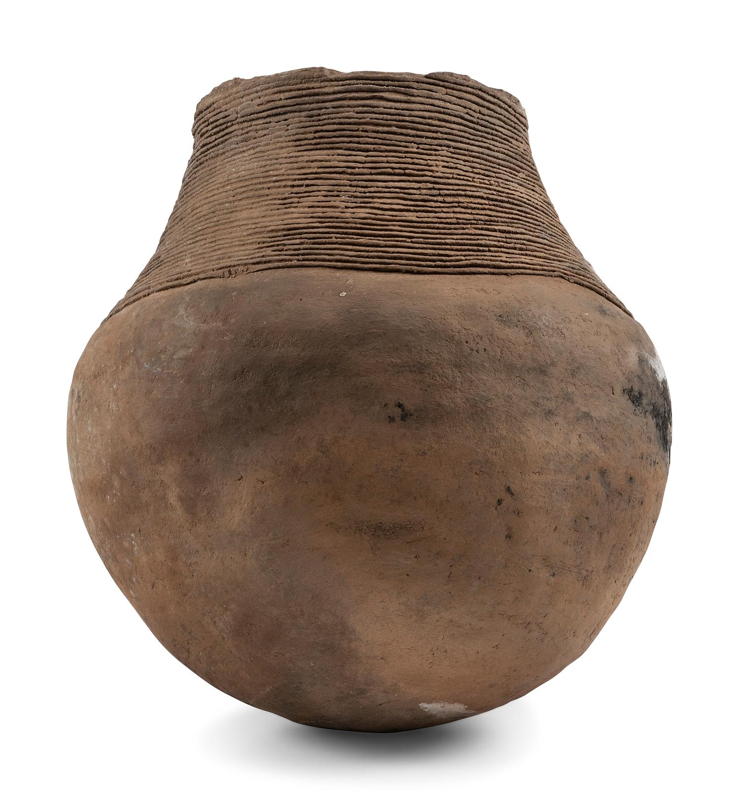 Ancestral Pueblo, Tusayan Corrugated Pottery Jar