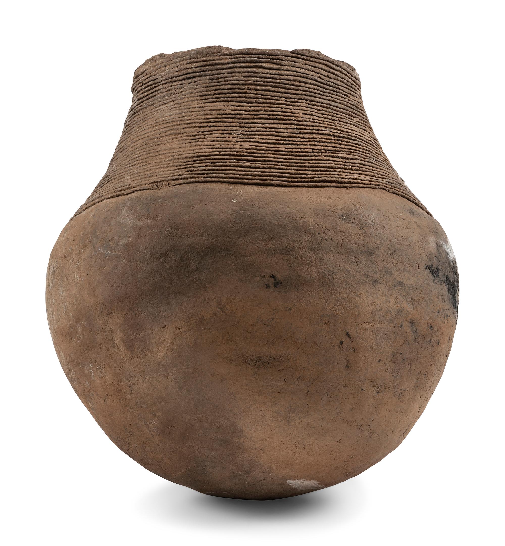 Ancestral Pueblo, Tusayan Corrugated Pottery Jar