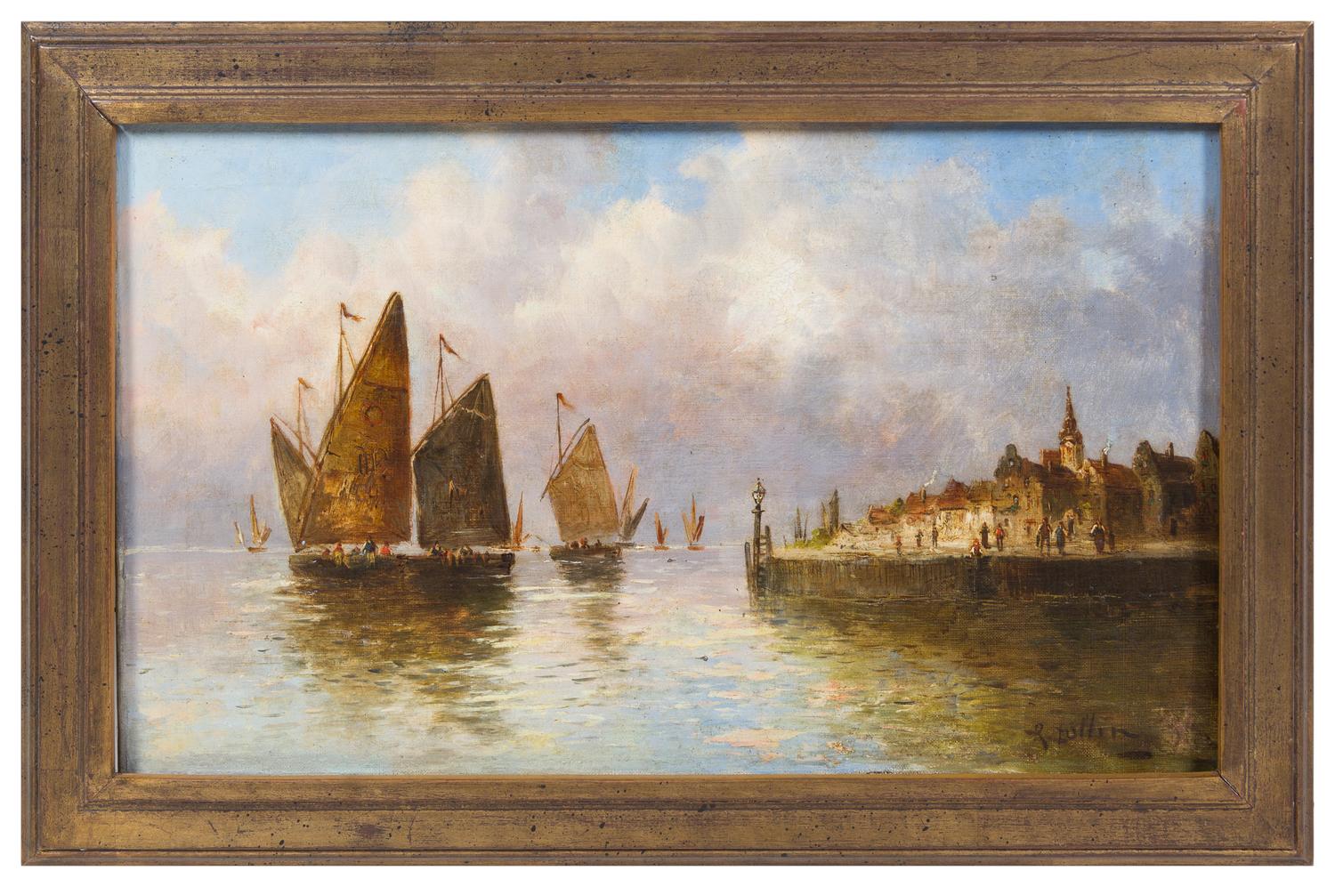 Artist Unknown, (19th Century), Harbor Scene