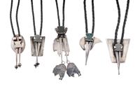 Navajo and Zuni Bolo Ties