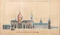 Six Hand-Colored Architectural Engravings