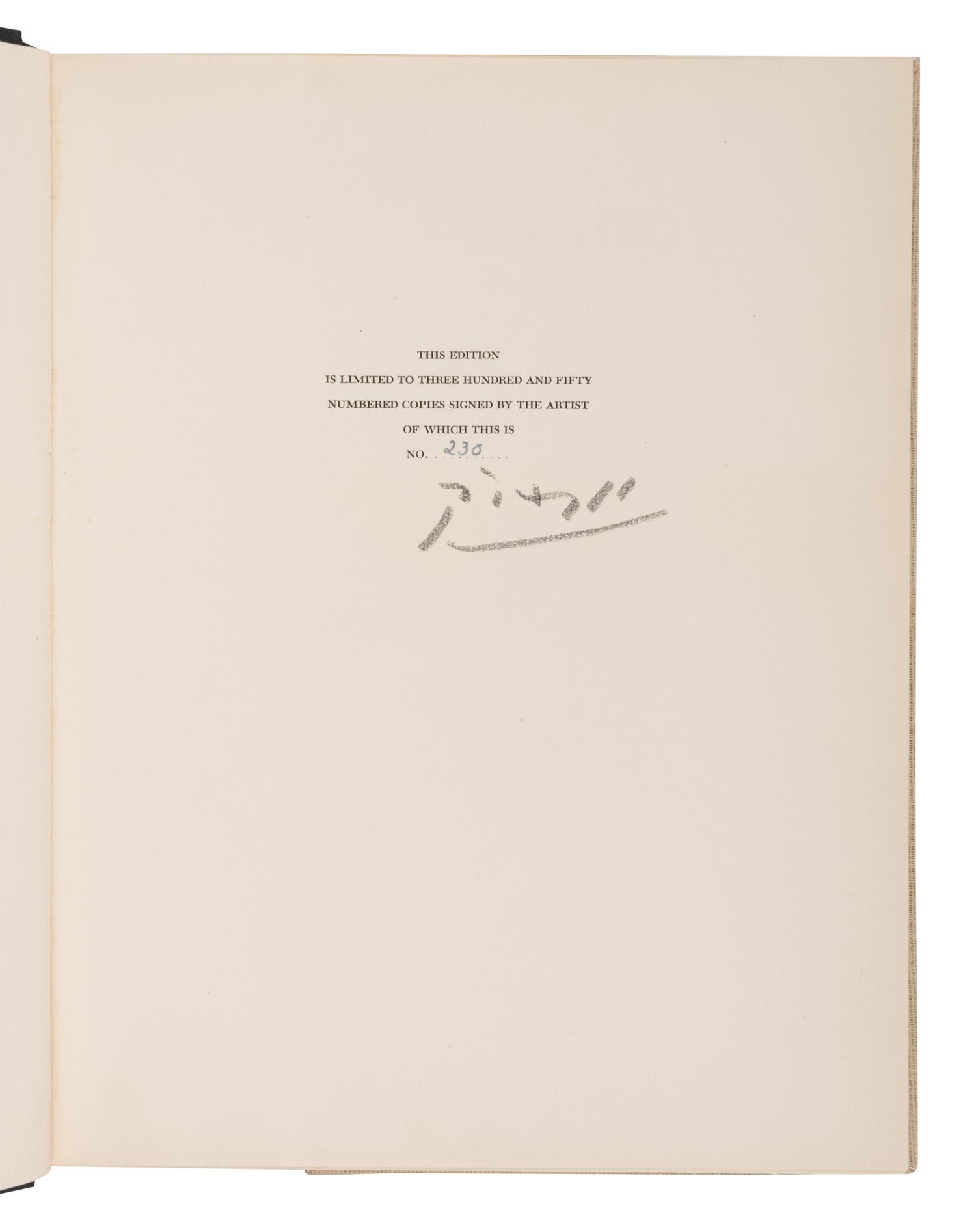 [ARTIST'S BOOK] -- [WARHOL, Andy (1928-1987), his copy]. [PICASSO, Pablo (1881-1973)]. JANIS, Harriet and Sidney. Picasso: The Recent Years 1939-1946 . Garden City, NY: Doubleday, 1947.