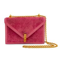 Hermès, Alcazar Bag in Pink Doblis Suede, 1986