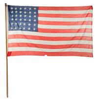 An American Flag 90 x 52 inches. — 19TH CENTURY