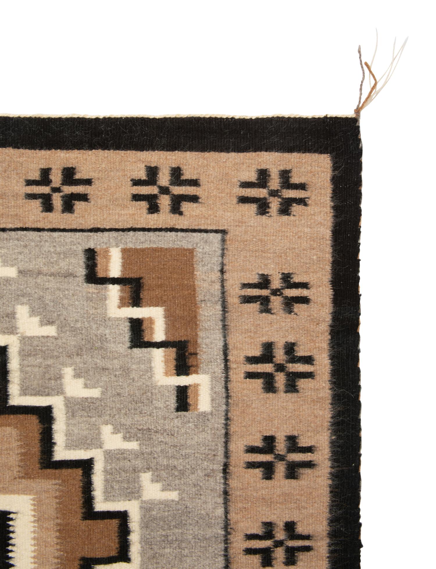 Navajo Two Grey Hills Weavings / Rugs