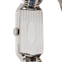 Art Deco, Diamond and Sapphire Watch