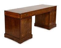 A Regency Pedestal Desk