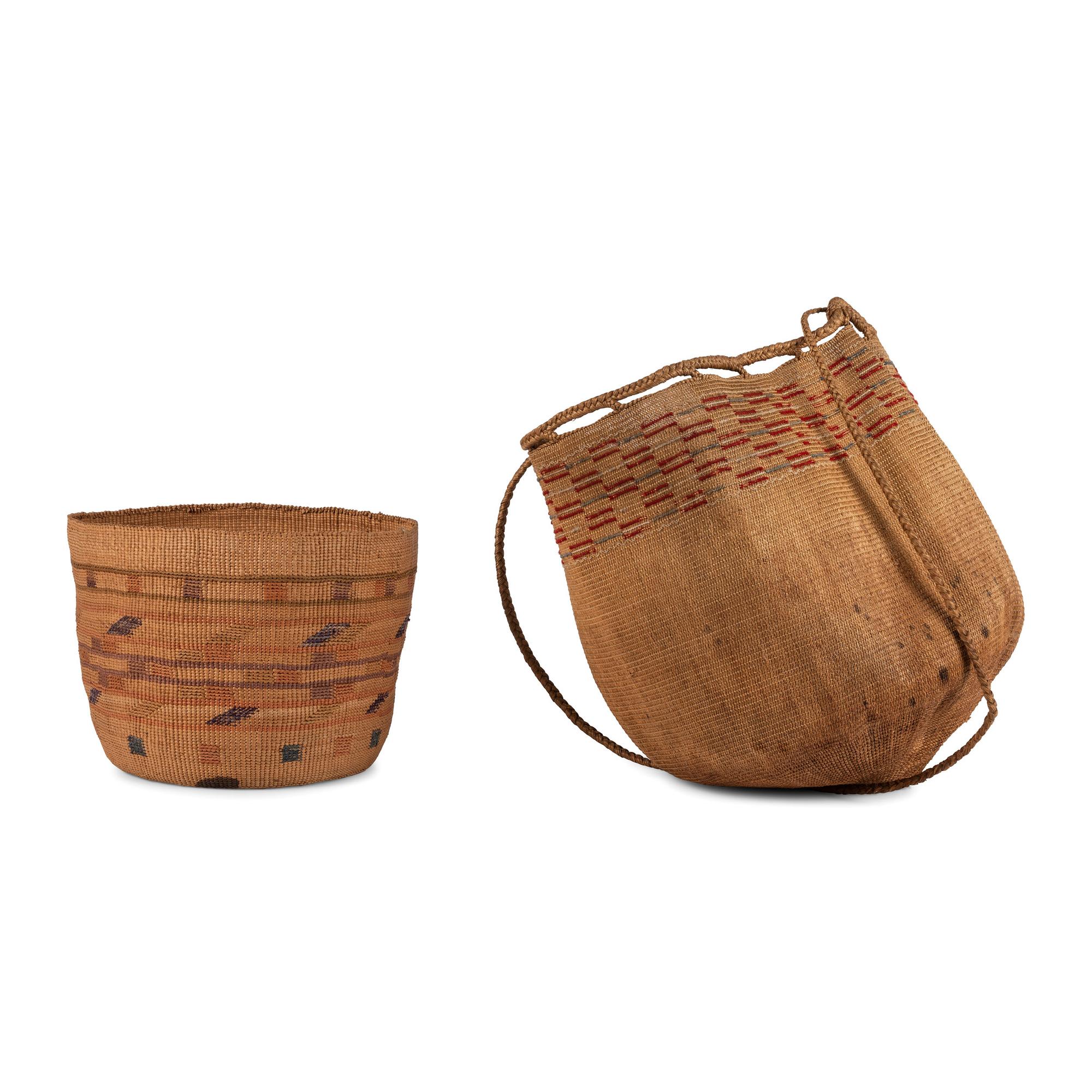Aleut and Tlingit Baskets
