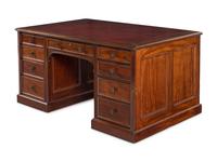A Regency Mahogany Partner's Desk