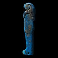 An Egyptian Faience Amulet of a Son of Horus