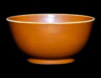 A Chinese Persimmon Glazed Porcelain Bowl