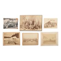 [Early Photography] Group of 23 Photographs of the 7th New York State Militia. Ca 1870s-1900s.