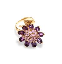 VAN CLEEF & ARPELS, AMETHYST AND PINK SAPPHIRE 'HAWAII' CONVERTIBLE SET