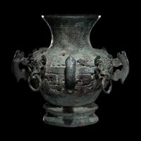 A Chinese Archaistic Style Bronze Hu Vessel