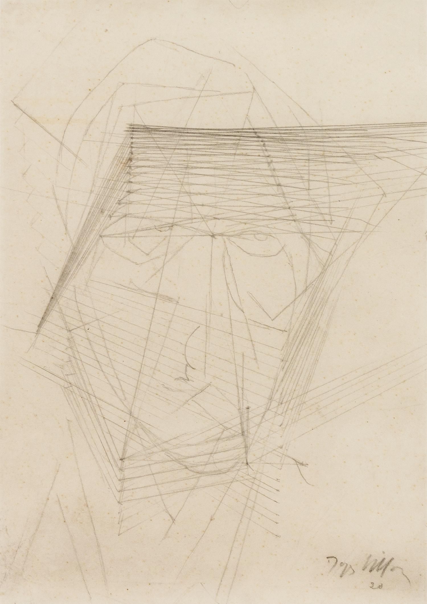 Jacques Villon, (French, 1875-1963), Portrait, 1920