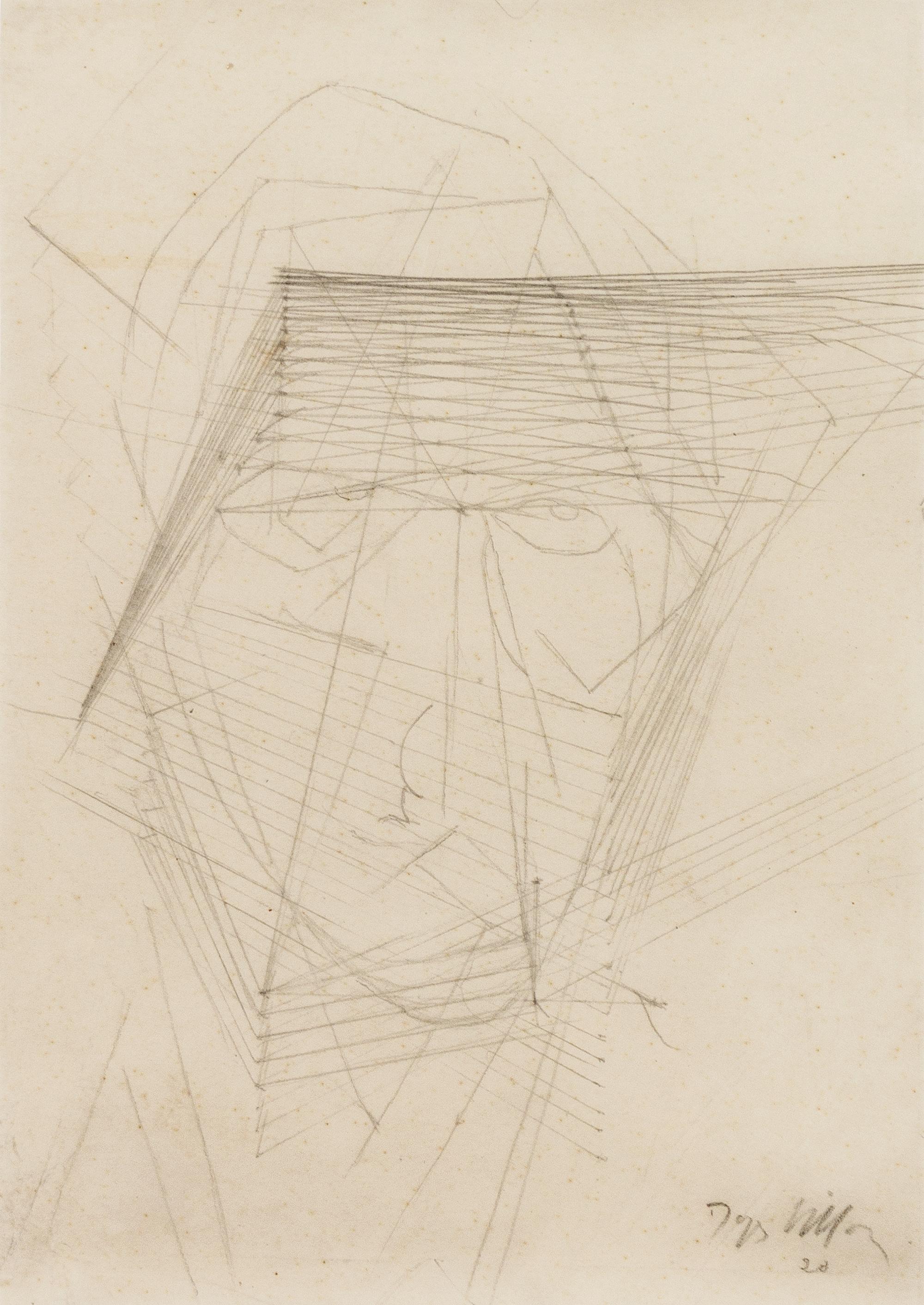 Jacques Villon, (French, 1875-1963), Portrait, 1920