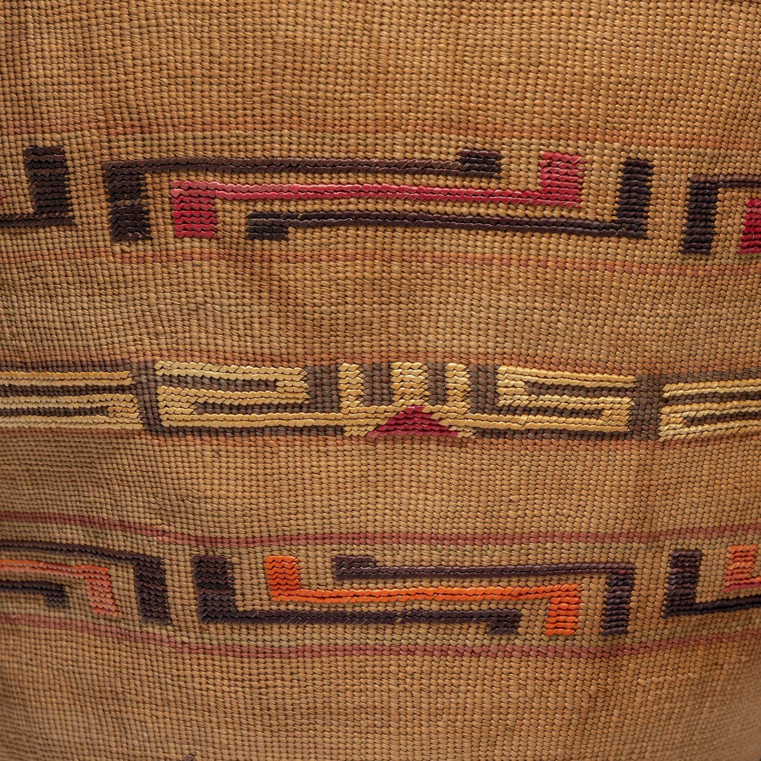 Tlingit Polychrome Berry Basket