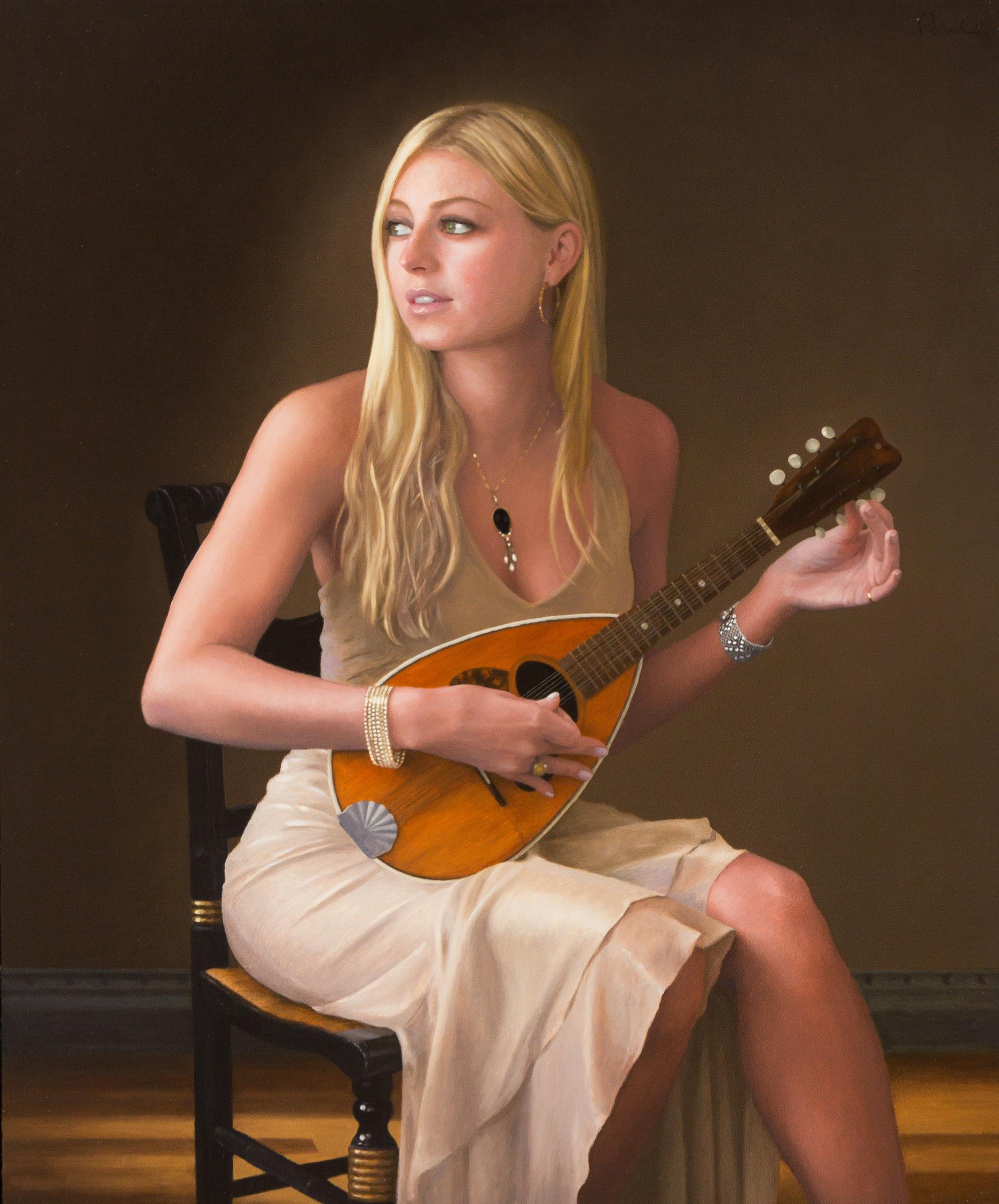 Charles Pompilius, (American, 20th/21st century), Lute Player, 2006
