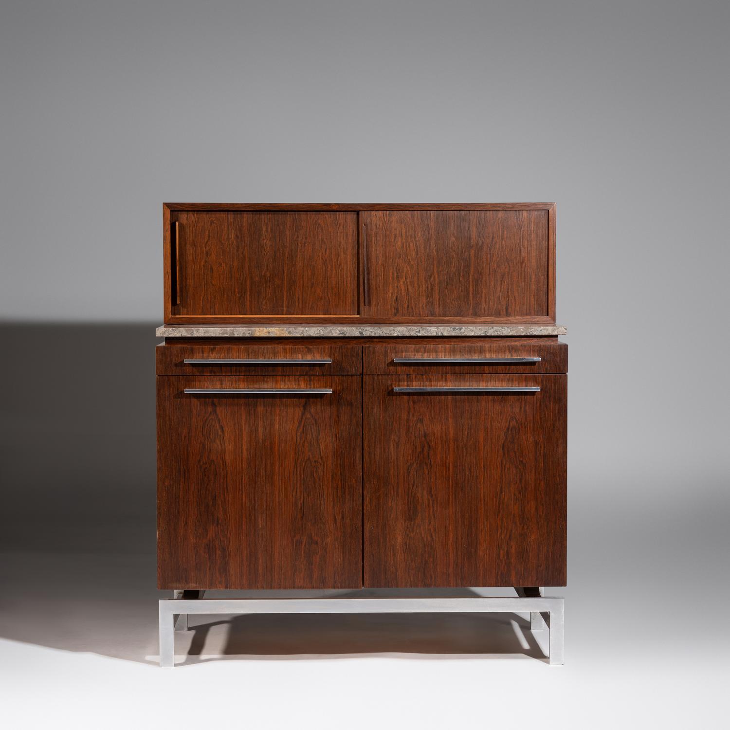 Two-part cabinet