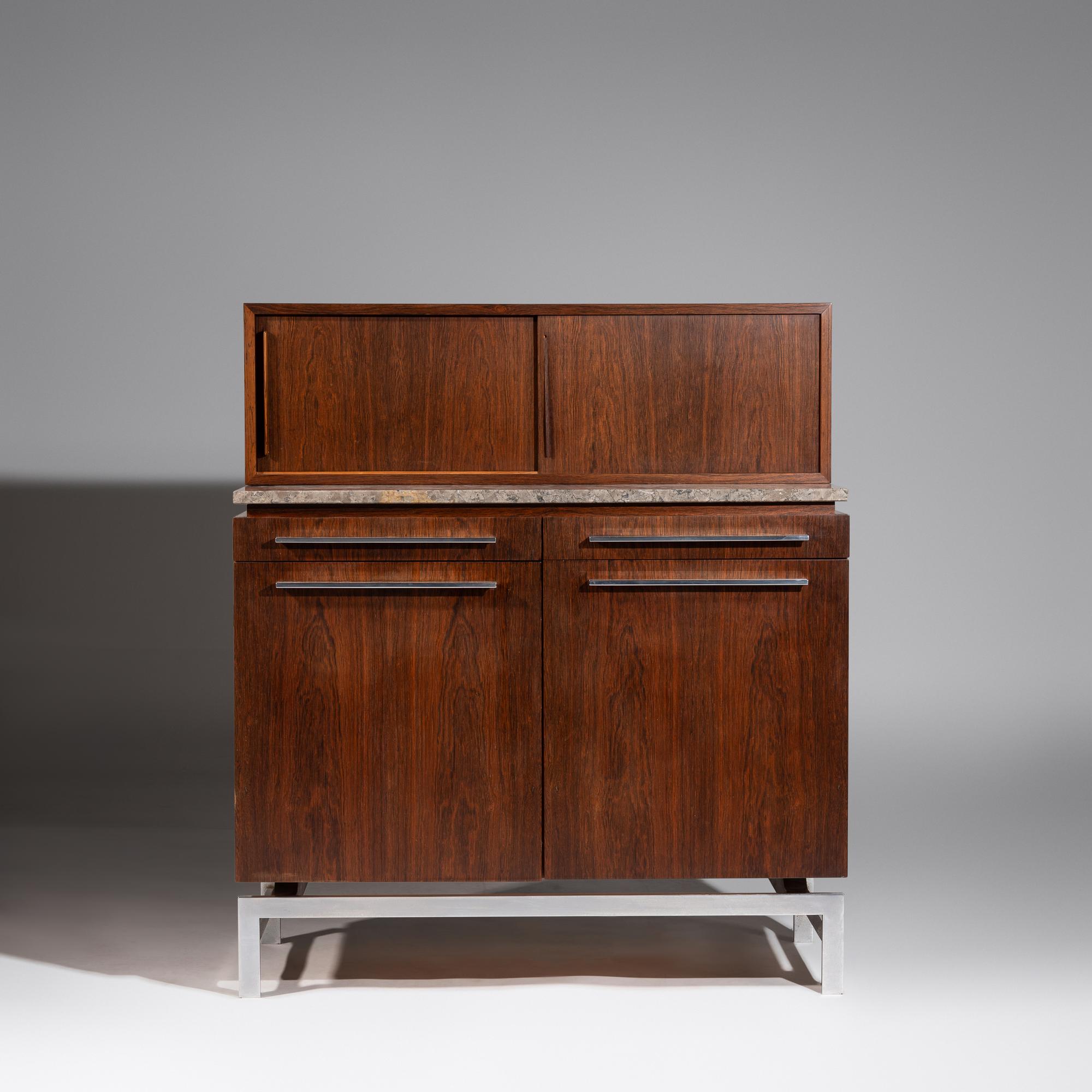 Two-part cabinet