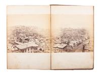 [WESTERN AMERICANA]. MUYBRIDGE, Eadweard (1830-1904), photographer. Panorama of San Francisco from California St. Hill . 1877. 11-panel albumen photograph panorama.