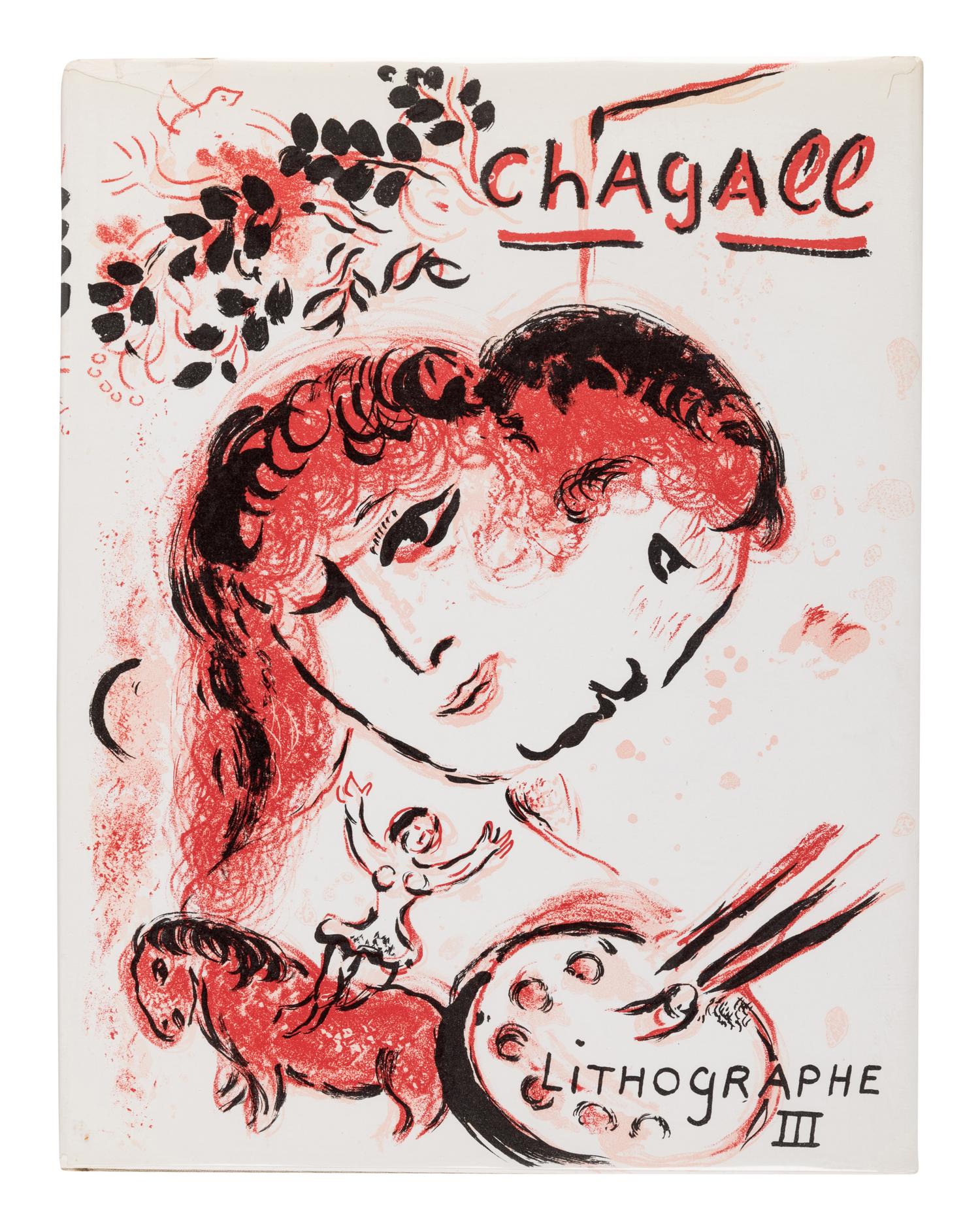 CHAGALL, Marc (1887-1985). The Lithographs of Chagall . Vol. I: Monte Carlo: André Sauret, 1960; Vol. II: Monte Carlo and Boston: André Sauret and Boston Book and Art Shop, Inc., 1963; Vol. III: Paris: André Sauret, 1969; Vol. III: Boston: Boston Book and Art Shop, Inc., 1969; Vols. IV, V and VI: New York: Crown Publishers, Inc., 1974, 1984, 1986.