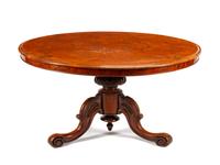 A William IV Burl Walnut Breakfast Table