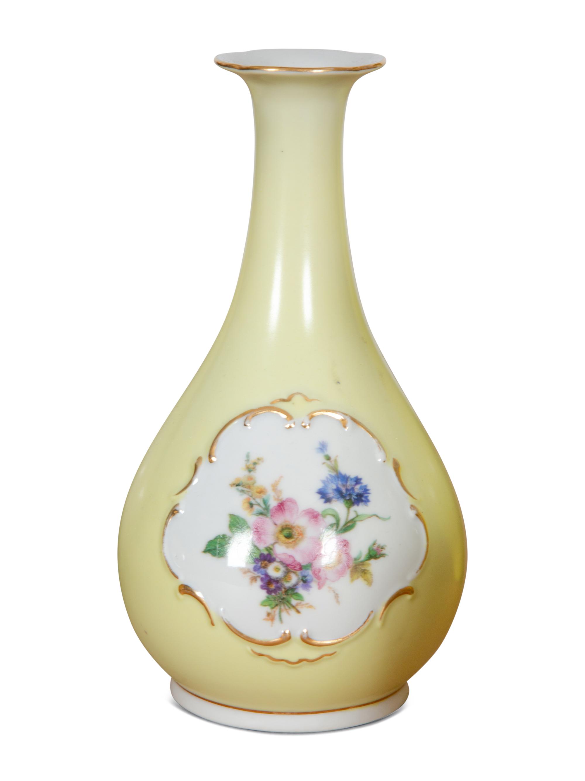 A Collection of Yellow Glazed Porcelain Articles