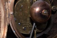 An Ansonia Gilt Bronze Mounted Marble Mantel Clock