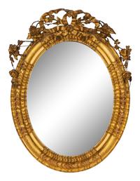 A George III Style Giltwood Mirror
