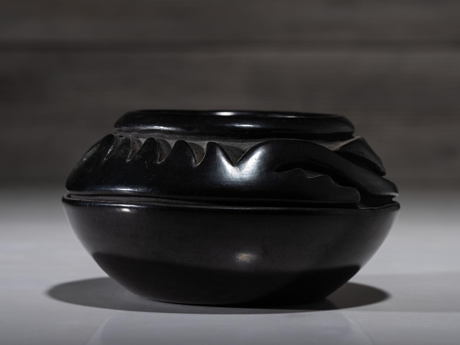 Blackware Pottery Jar