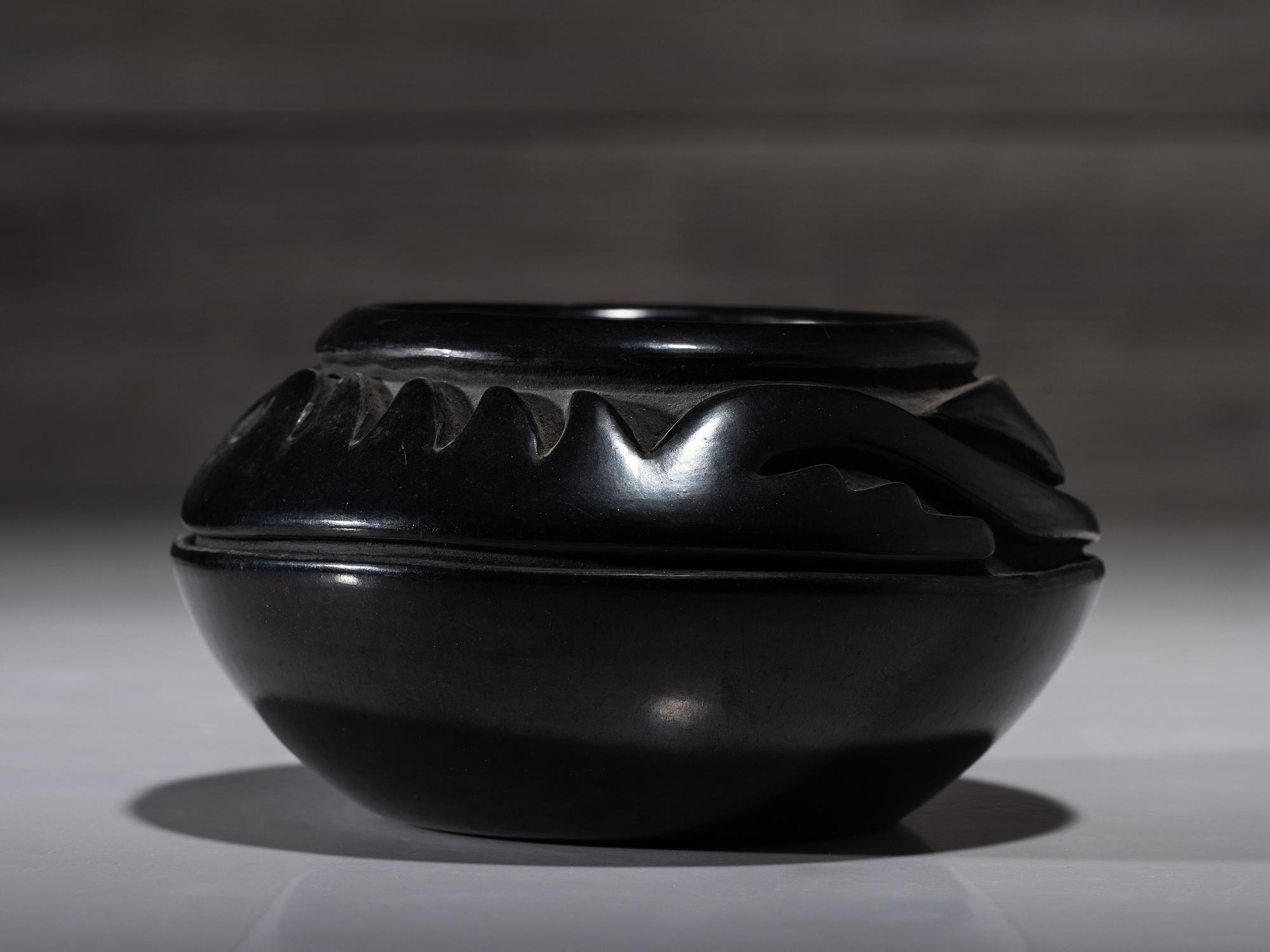 Blackware Pottery Jar