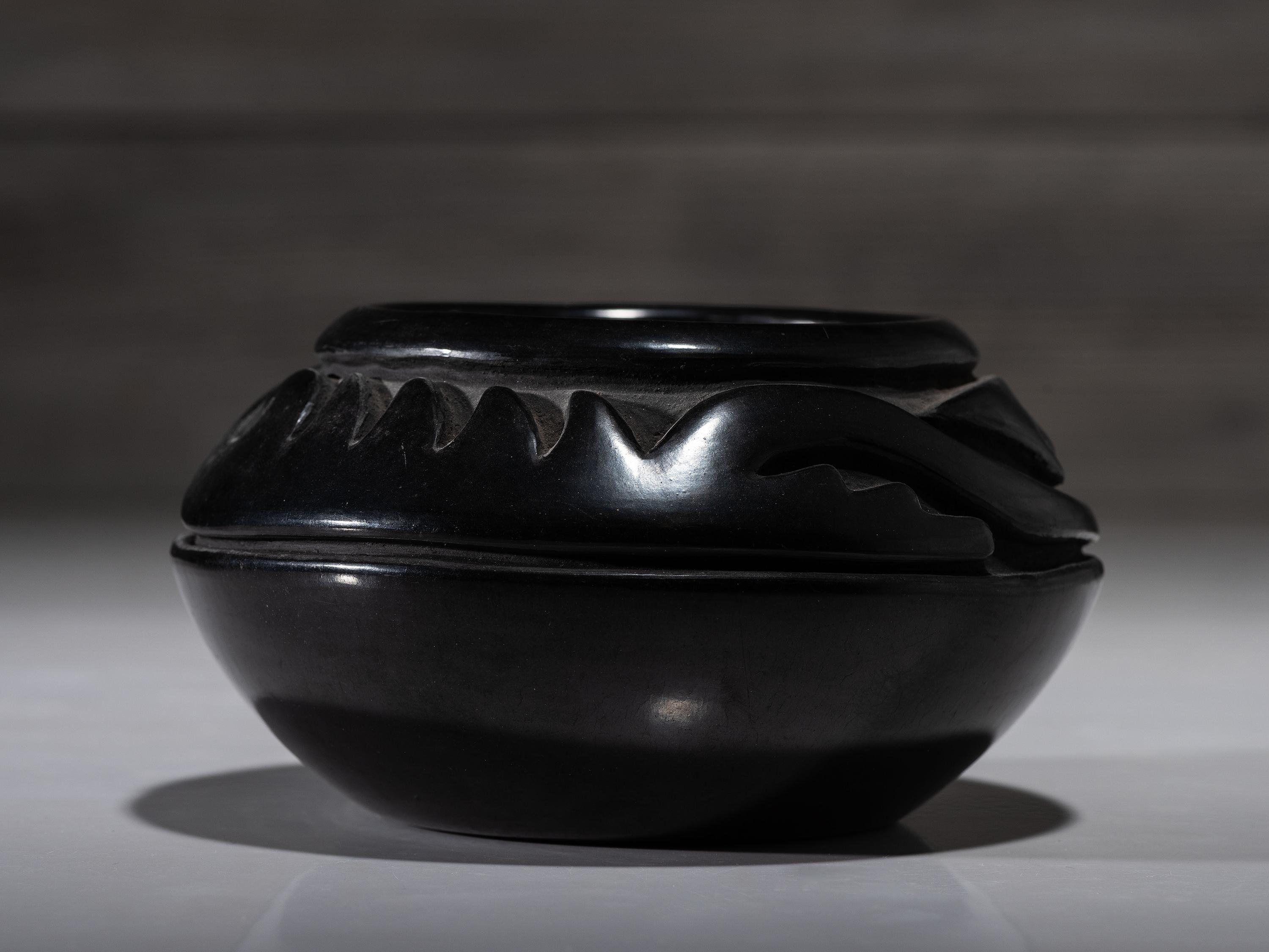 Blackware Pottery Jar
