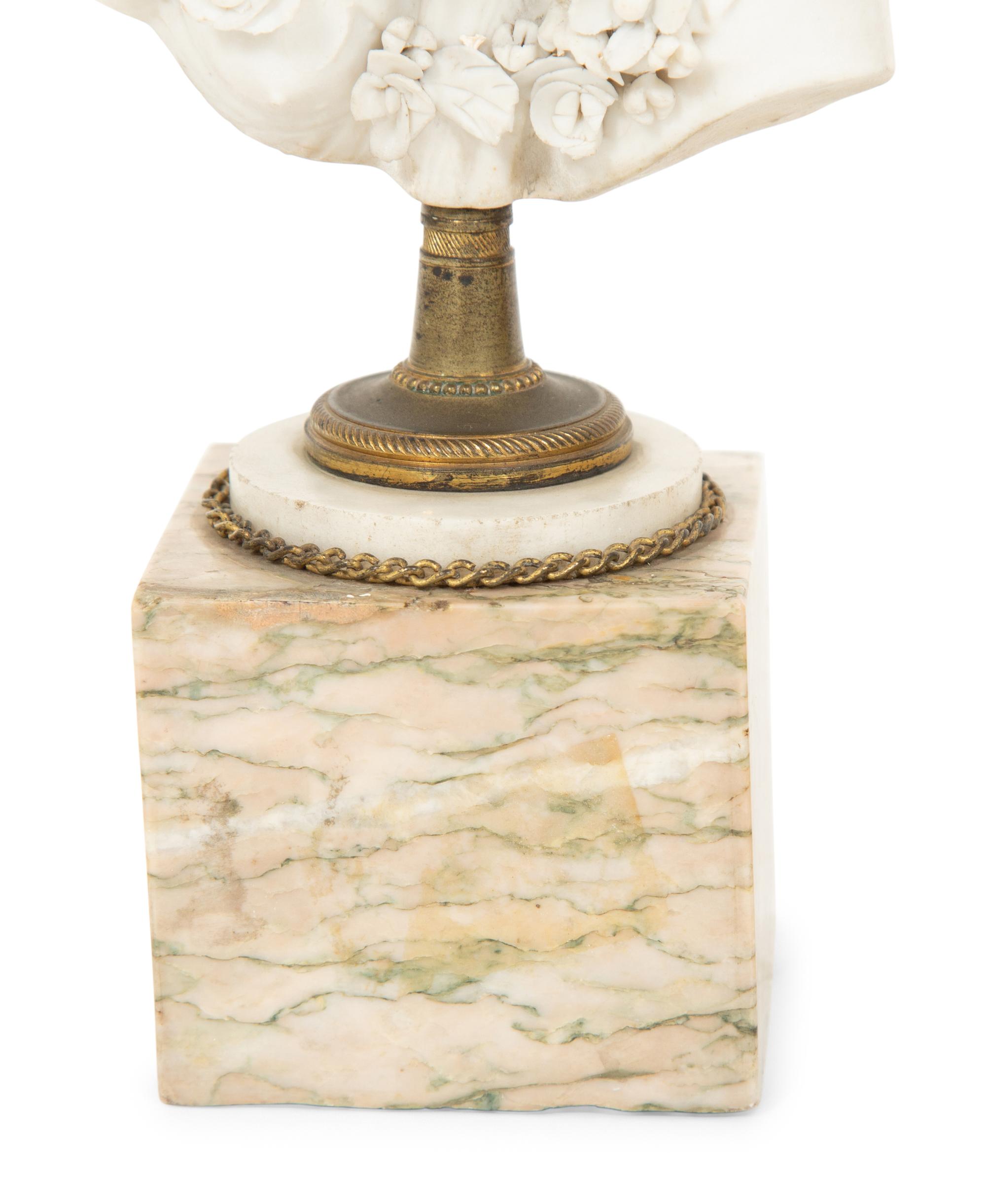 A Pair of Sèvres Style Biscuit Porcelain Bust Sculptures