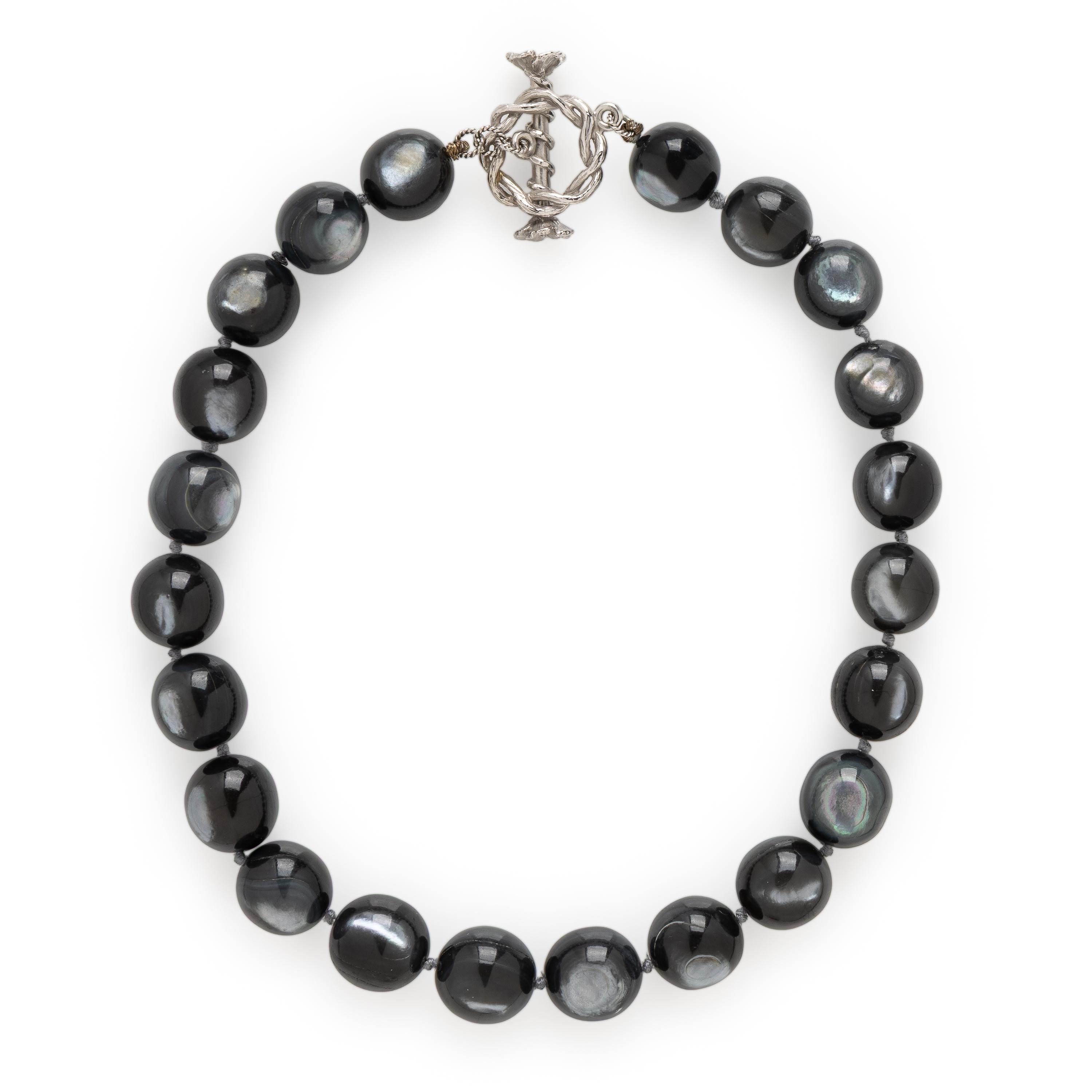 Mish, Labradorite and White Gold Necklace