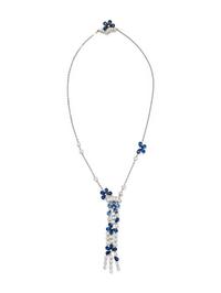 VAN CLEEF & ARPELS, SAPPHIRE AND DIAMOND 'FIL DE L'EAU' NECKLACE