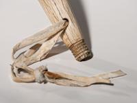 Northern Plains Elk Antler Quirt, with "Rattlesnake" Finial