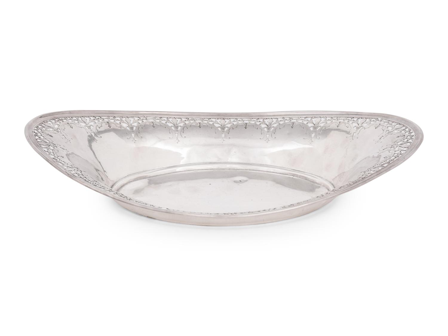 An American Silver Bread Basket