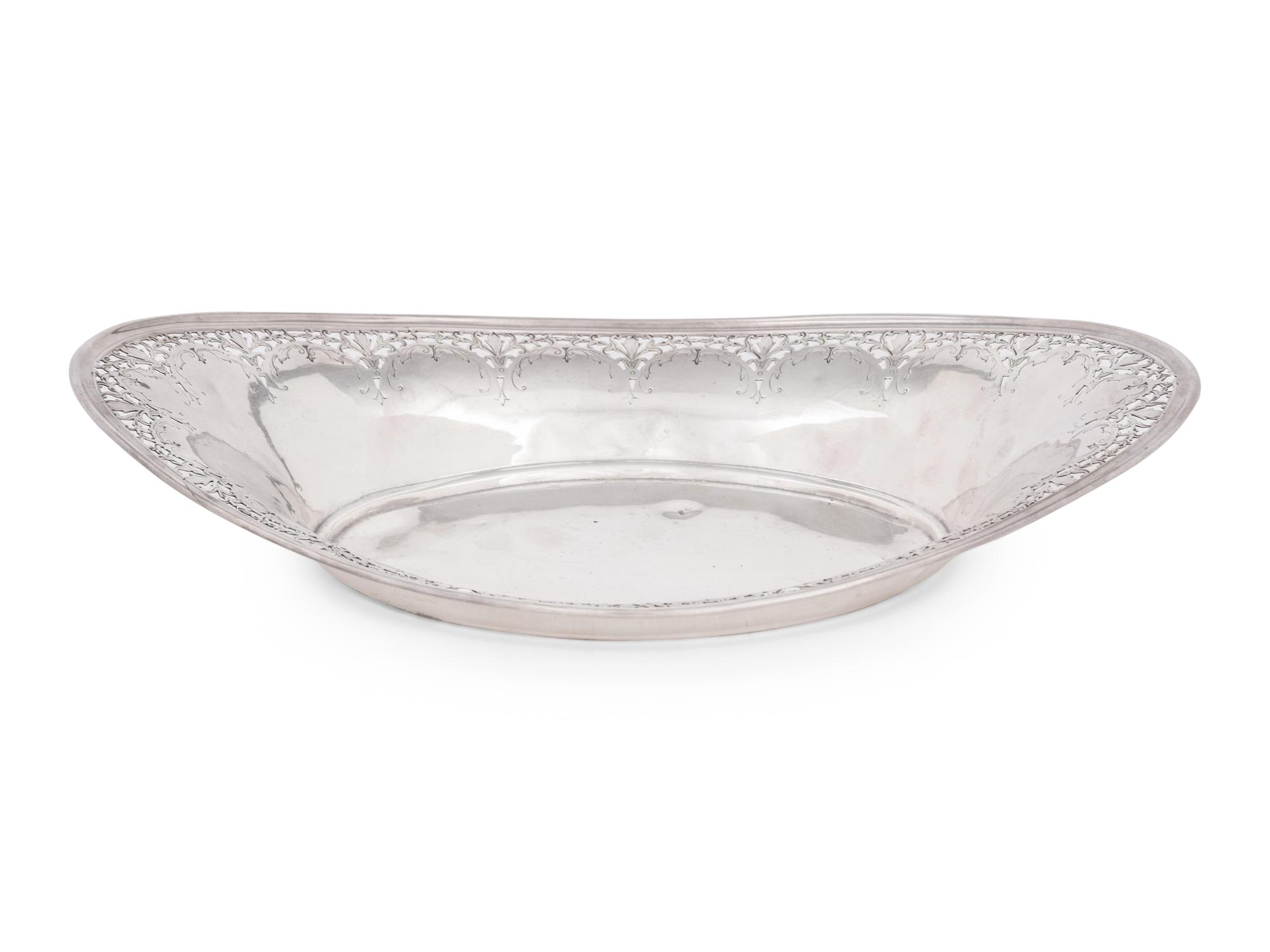 An American Silver Bread Basket