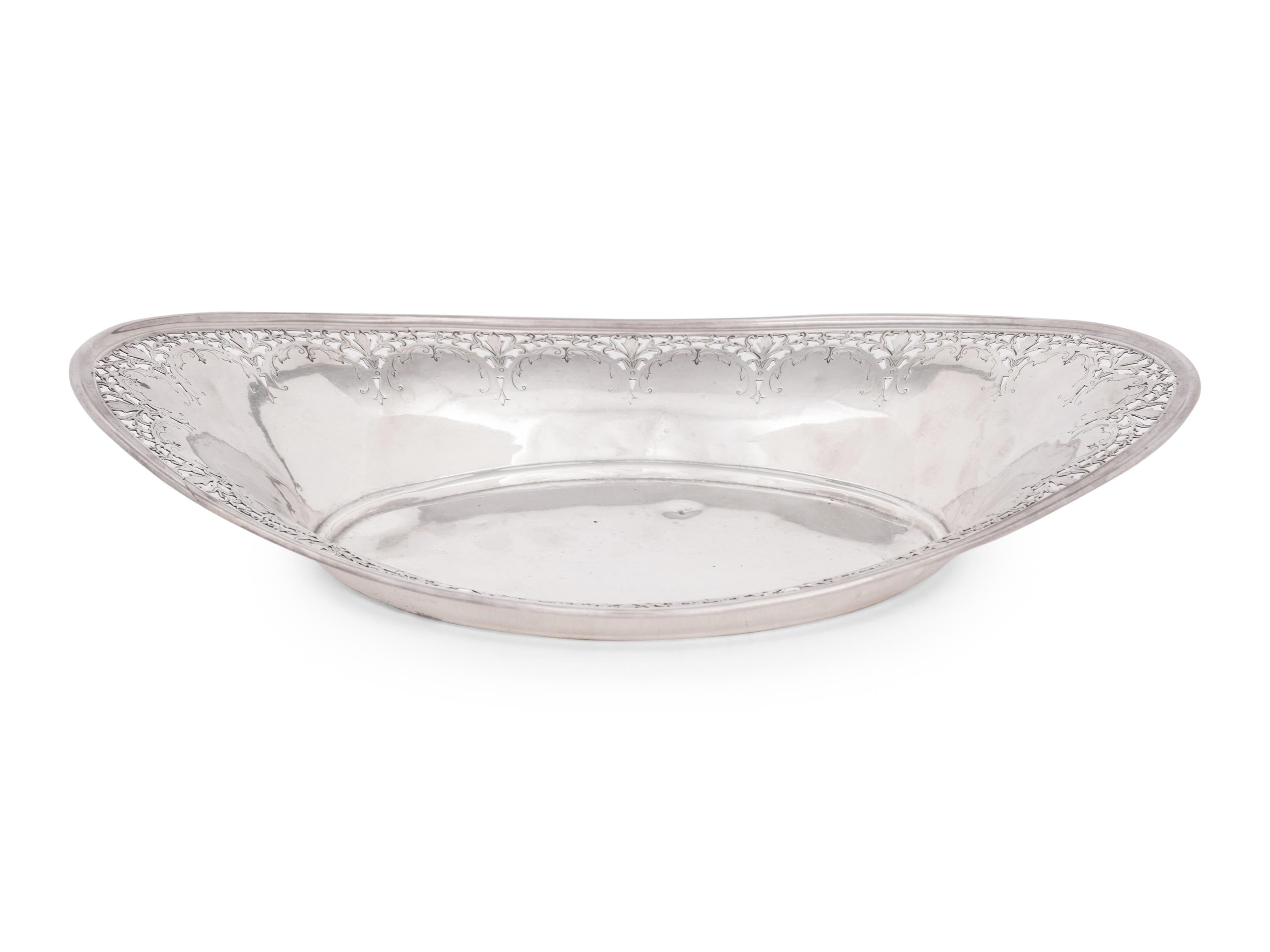 An American Silver Bread Basket