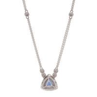 TANZANITE AND DIAMOND NECKLACE