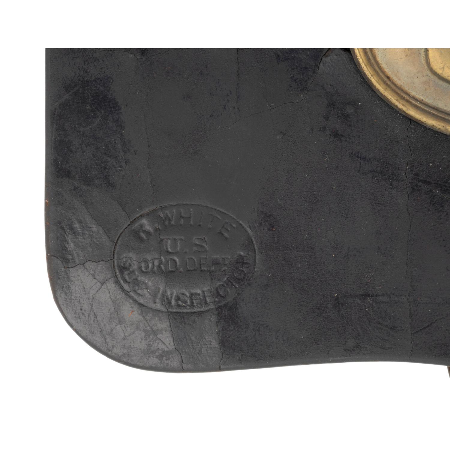 SH Young Contract US March of 1864 Pattern .58 Caliber Cartridge Box with Box Plate and Cap Pouch