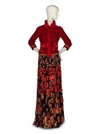 Dolce & Gabbana Jacket and Lanvin Floral Skirt