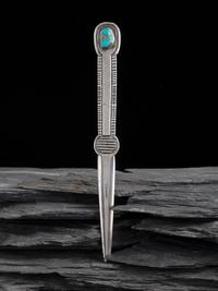 Silver and Turquoise Letter Opener