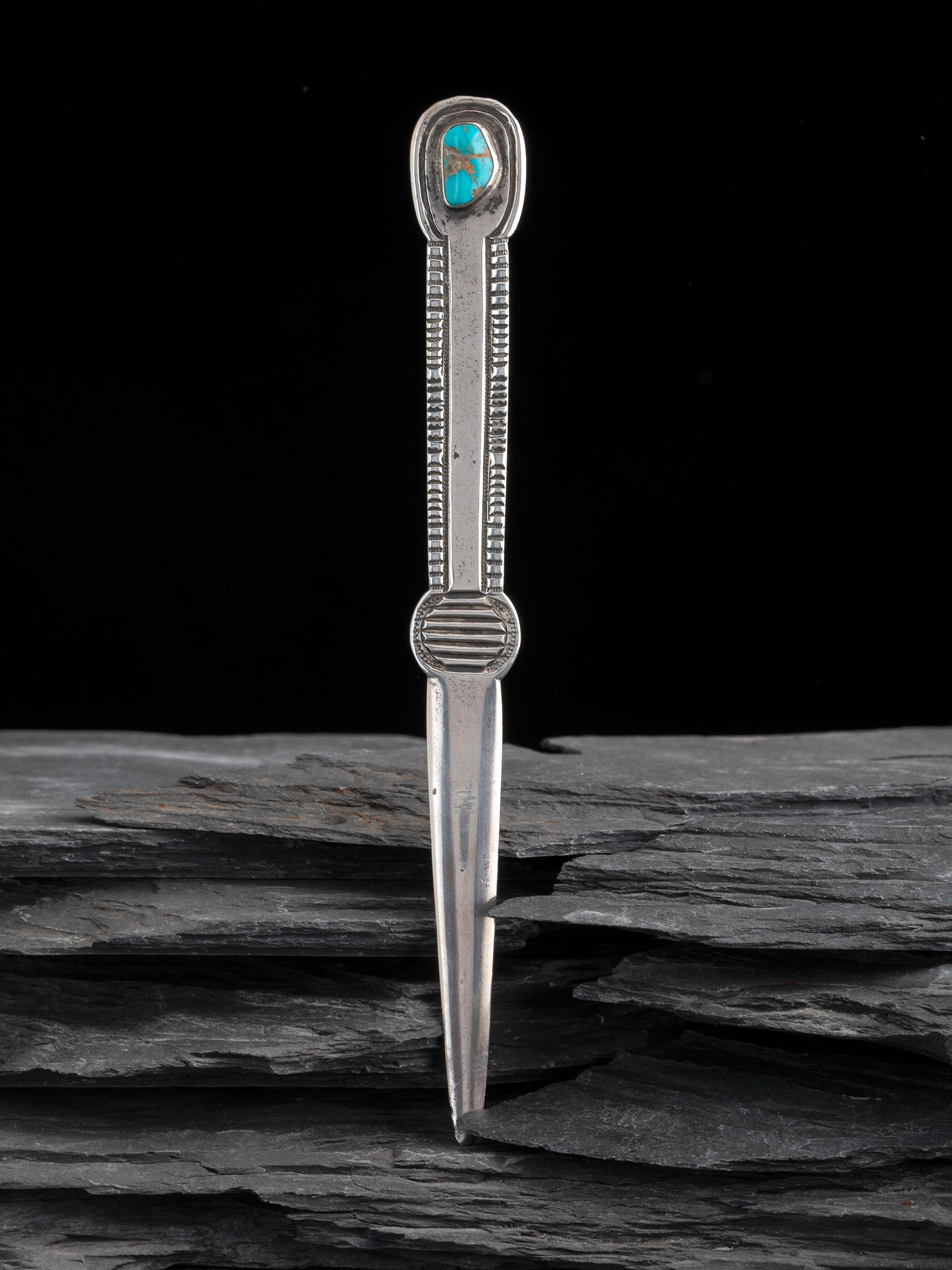 Silver and Turquoise Letter Opener