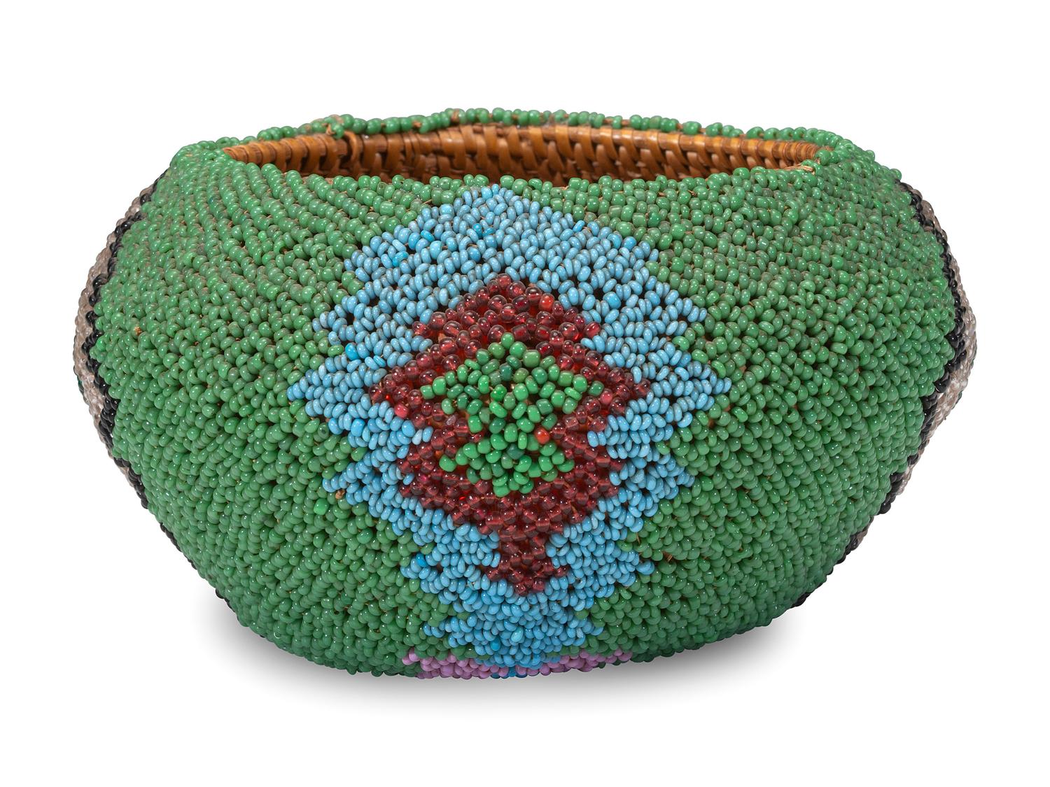 Paiute Beaded Basket